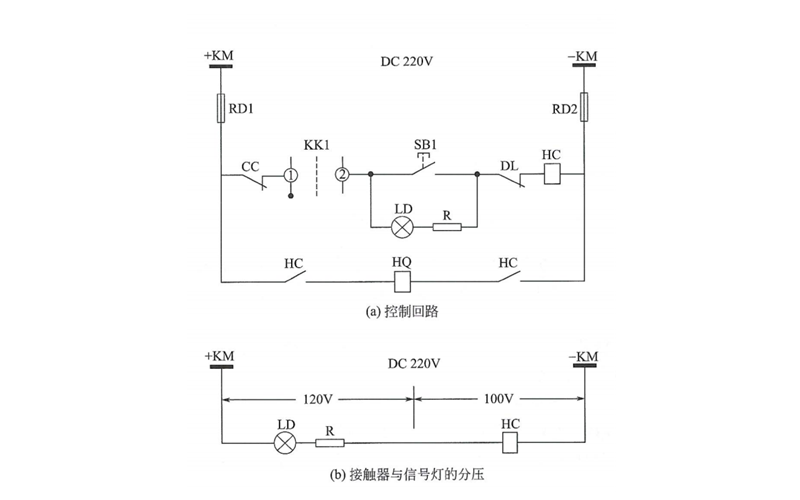 高壓發電機組合閘線圈的控制回路.png