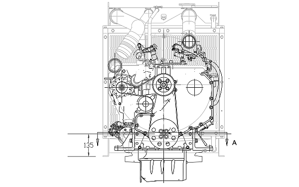 QSB3.9-G3東風康明斯發動機外形后視圖.png