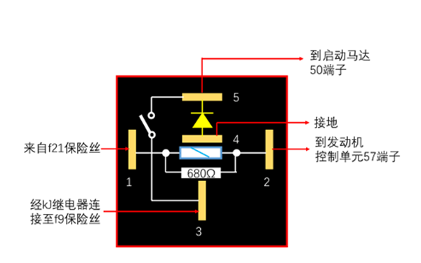 啟動(dòng)繼電器內(nèi)部接線原理圖-柴油發(fā)電機(jī)組.png