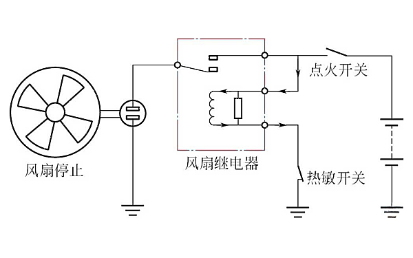 發動機散熱風扇控制電路圖（停止）.png