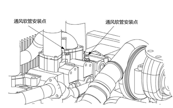 康明斯散熱器水箱通風軟管安裝.png