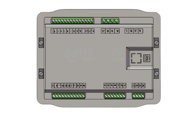 眾智HGM6110CAN模型后視圖-柴油發(fā)電機組.png