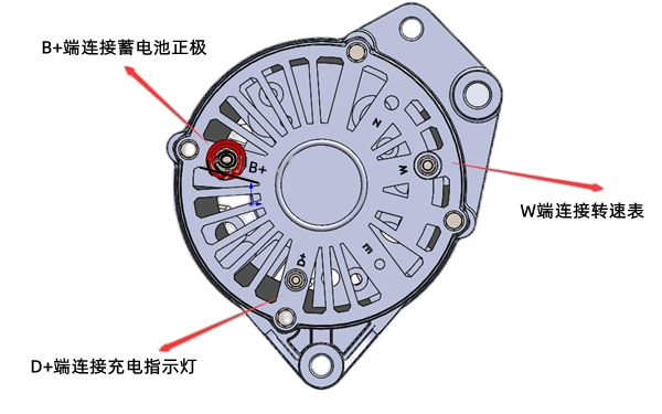 充電機（硅整流交流發電機）接線圖-康明斯柴油發電機組.png