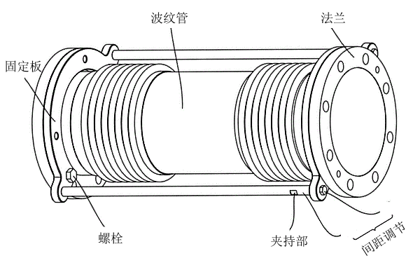 柴油發(fā)電機(jī)波紋管安裝圖.png