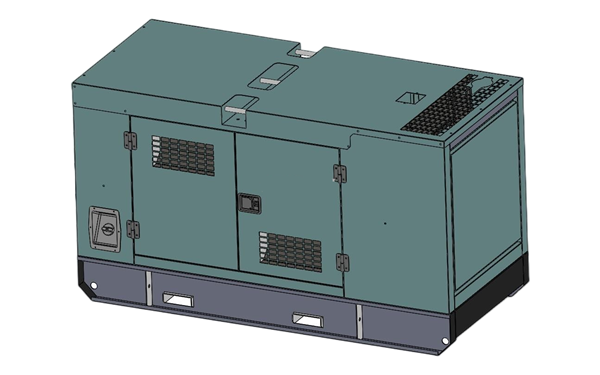 電友款靜音柴油發電機組模型背面視圖.png