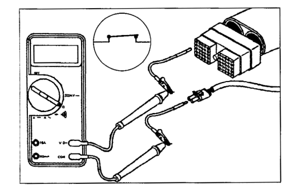 萬用表應(yīng)顯示閉路，且電阻應(yīng)小于10Ω.png