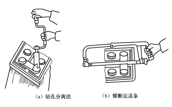 蓄電池連接條和電極柱的拆卸-柴油發電機.png