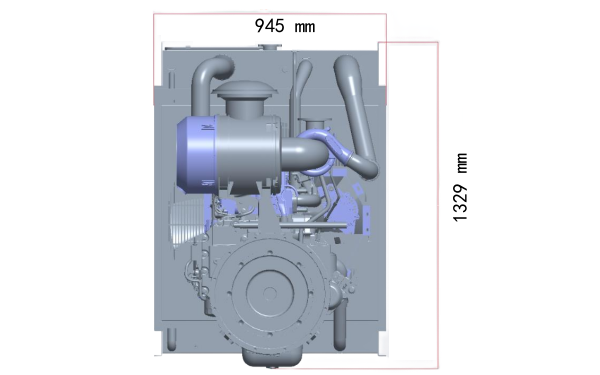 QSB6.7-G31東風康明斯發動機外形后視三維圖.png