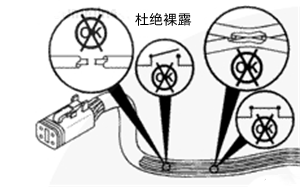 檢查有無損壞或裸露的導(dǎo)線-康明斯柴油發(fā)電機(jī)組.png