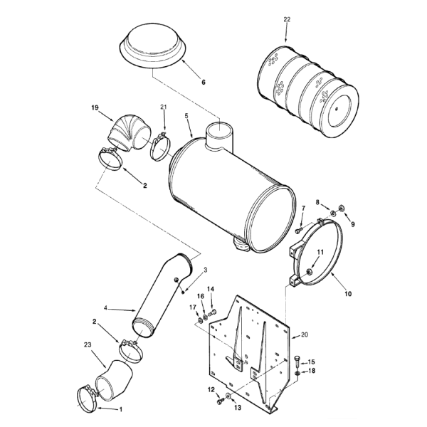 空氣濾清器（KTA19康明斯發(fā)動(dòng)機(jī)零件圖）.png