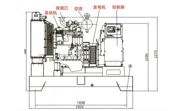 50KW康明斯發(fā)電機(jī)組側(cè)面圖.png