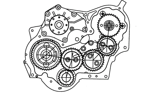 柴油發(fā)電機傳動齒輪系統(tǒng)圖.png