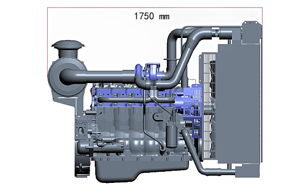 QSB6.7-G31東風康明斯發動機外形側視三維圖.png