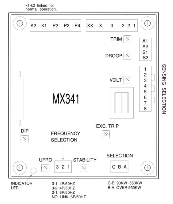 MX341調速板外型配置圖-斯坦福發電機.png