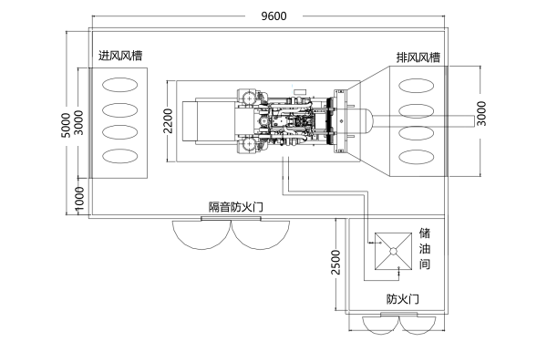 500-800KW發電機房隔音降噪平面圖.png