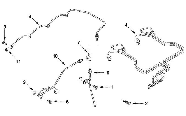 燃油管路-康明斯柴油發電機組零件圖.png