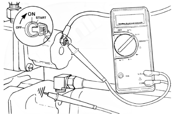 電壓檢查-柴油發(fā)電機(jī)熄火電磁閥維修.png