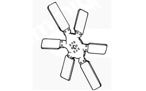 散熱器風扇葉示意圖-康明斯柴油發電機組.png