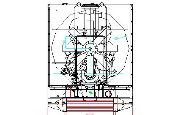 柴油發(fā)電機(jī)組外觀正面圖KTA38-G2A（800KW）.png