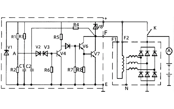 充電機電子式調節器電路圖-柴油發電機組.png